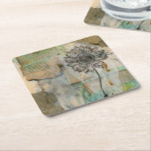 フェルムフローラI スクエアペーパーコースター (アングル)