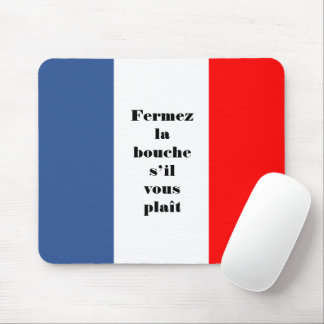 フェルメズラブーシュフランスのトリカラー国旗 マウスパッド