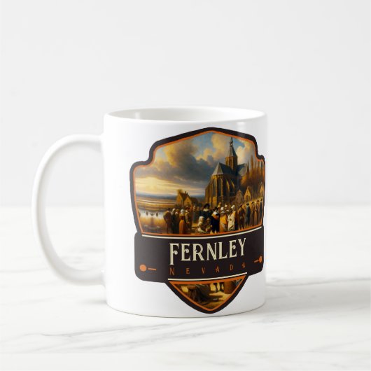 フェルンリー, ネバダ州 | ビンテージ コーヒーマグカップ (左)