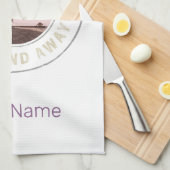 フェルンワパームアンドビーチヴィンテージトラベル土産 キッチンタオル (四つ折り)