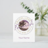 フェルンワパームアンドビーチヴィンテージトラベル土産 シーズンポストカード (スタンド正面)