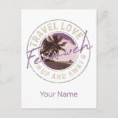 フェルンワパームアンドビーチヴィンテージトラベル土産 シーズンポストカード (正面)