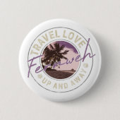 フェルンワパームアンドビーチヴィンテージトラベル土産 缶バッジ (正面)