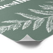 フェルン ウッドランド ウェディング ゲストブック サイン (角)