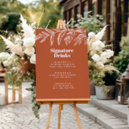 フェルン ボタニカル ウッドランド シグネチャー ドリンク メニュー ポスト ポスター