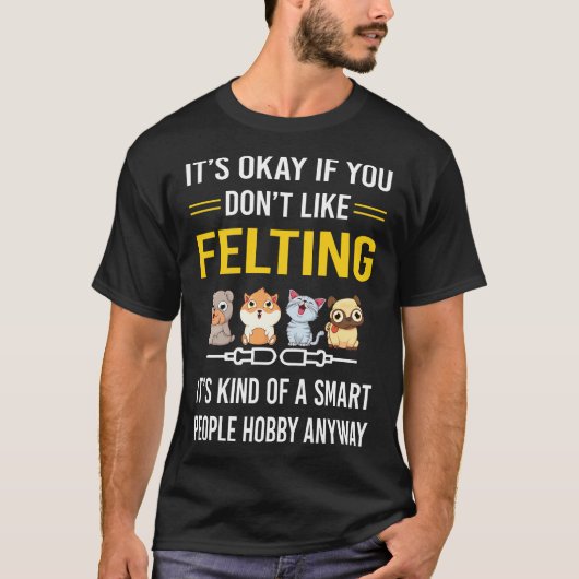 フェル頭が切れるターを倒し感じた人々 Tシャツ (正面)