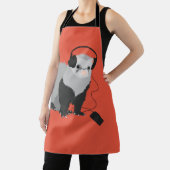 フェレおもしろいット音楽愛好家 エプロン (インサイチュ)