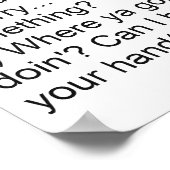 フェレおもしろいット ポスター (角)