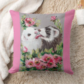 フェレキスをするッツバラバレンタインデー枕 クッション (ブランケット)