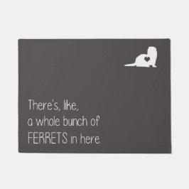 フェレッツの丸一束ドアマット ドアマット