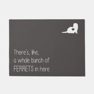 フェレッツの丸一束ドアマット ドアマット