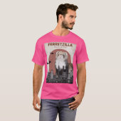 フェレットおもしろいモンスター Tシャツ (正面フル)