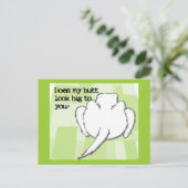 フェレットお尻はがき ポストカード (スタンド正面)