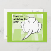 フェレットお尻はがき ポストカード (正面/裏面)