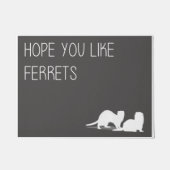 フェレットが好きに ドアマット (正面)