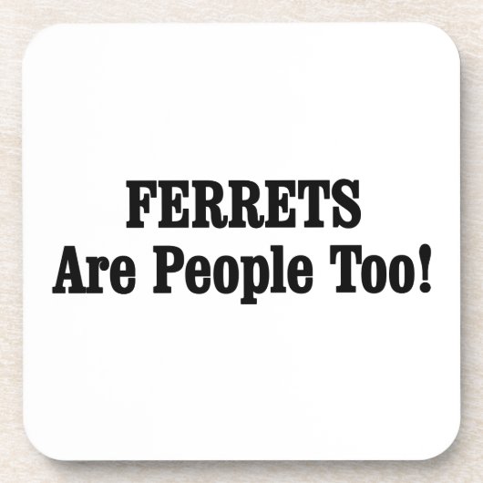 フェレットだって人間だ! コースター (正面)