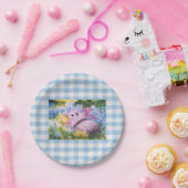 フェレットとフラワーズパーティー紙プレート ペーパープレート (パーティー)