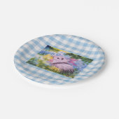 フェレットとフラワーズパーティー紙プレート ペーパープレート (アングル)