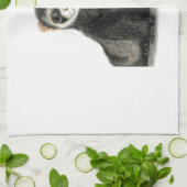 フェレットのおもしろい! キッチンタオル (折り畳み)