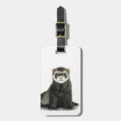 フェレットのおもしろい! ラゲッジタグ (正面縦)