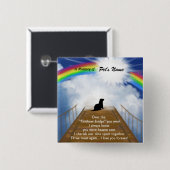 フェレットのための虹橋記念の詩 缶バッジ (正面&裏面)