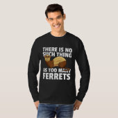 フェレットのオーナーを探す Tシャツ (正面フル)