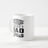 フェレットのパパのマグのコーヒーティーカップのお父さんの誕生日プレゼント コーヒーマグカップ (正面左)