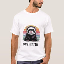 フェレットのパパのTシャツ