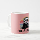 フェレットのママ コーヒーマグカップ (正面左)