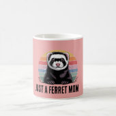 フェレットのママ コーヒーマグカップ (中央)