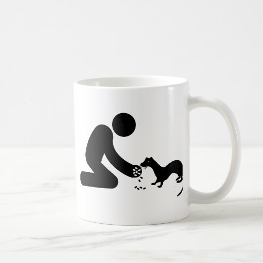 フェレットの恋人 コーヒーマグカップ (右)