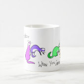 フェレットの数学はマグに当ります コーヒーマグカップ (中央)