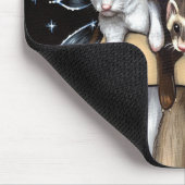 "フェレットの腕一杯"のマウスパッド マウスパッド (コーナー)