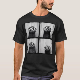 フェレットの顔 かわいい フェレット 愛してる Tシャツ