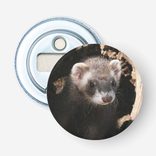 フェレットの顔 栓抜き (正面)