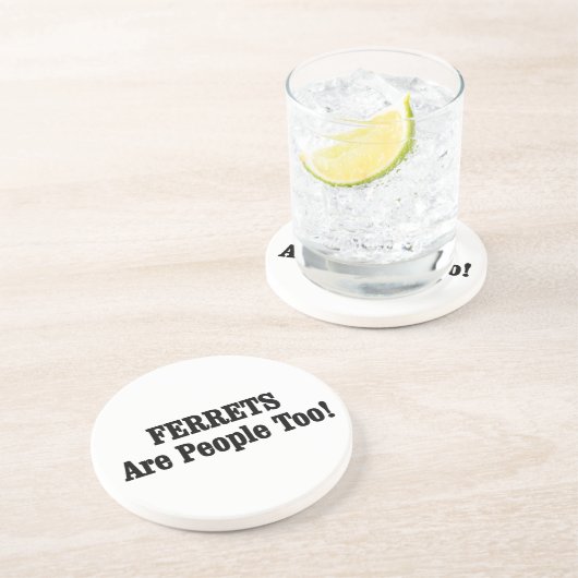 フェレットは人々ですも! コースター (側面)