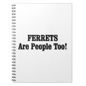 フェレットも人間だ！ ノートブック (正面)