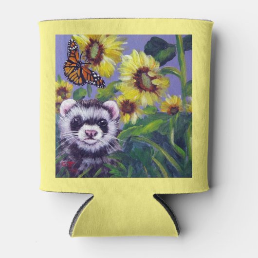 フェレットクーラーボックス付き画像 缶クーラー (正面)