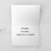 フェレットグリーティングカード カード (内部)