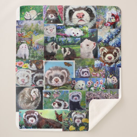 フェレットシェルパブランケット シェルパブランケット (正面)