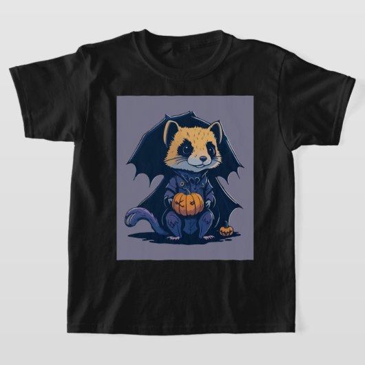 フェレットハローウィンパーティ Tシャツ (レイダウン)