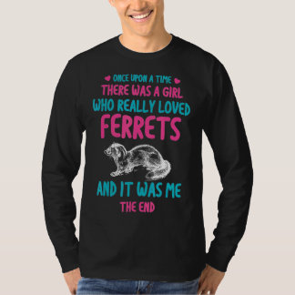 フェレットフェレット母の女性キッドティー Tシャツ