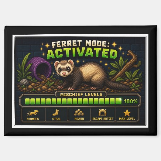 フェレットモード発動 マグネット (正面)