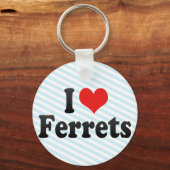 フェレット大好き キーホルダー (正面)