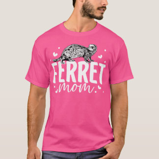 フェレット恋人フェレット母 Tシャツ