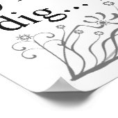 フェレット愛好家のためのフェレットことわざとプリント ポスター (角)