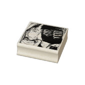 フェレット時計と洞窟の魔法の古いウィザード ラバースタンプ (スタンプ)