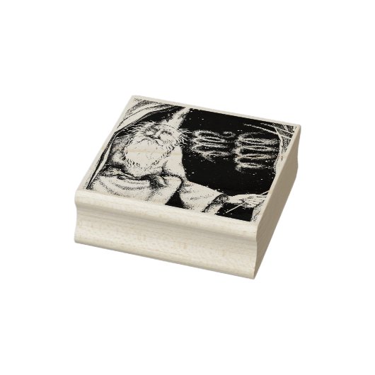 フェレット時計と洞窟の魔法の古いウィザード ラバースタンプ (スタンプ)