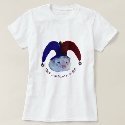 フェレット月曜日 Tシャツ (デザイン正面)