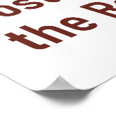 フェレット犬とサル – 歴史の事実 ポスター (角)